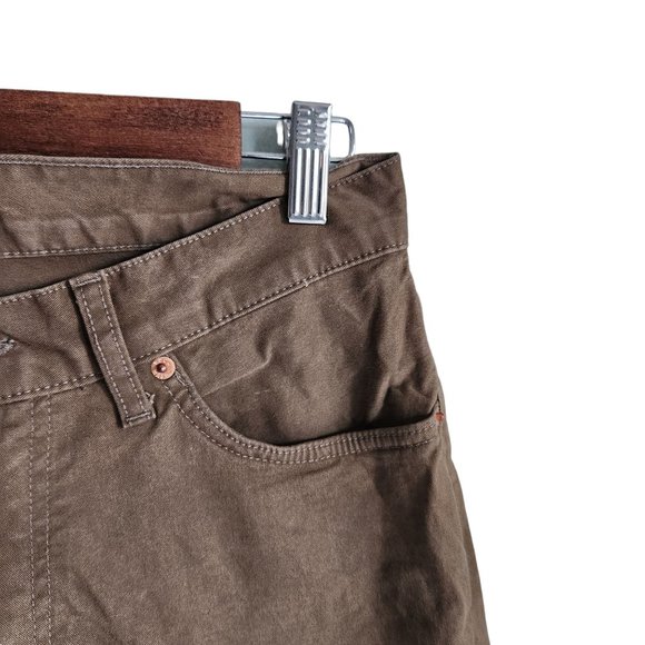 Buck Mason Pants Men's 31x29 Olive Green Roper Twill Ford Standard Jean - Picture 5 of 12